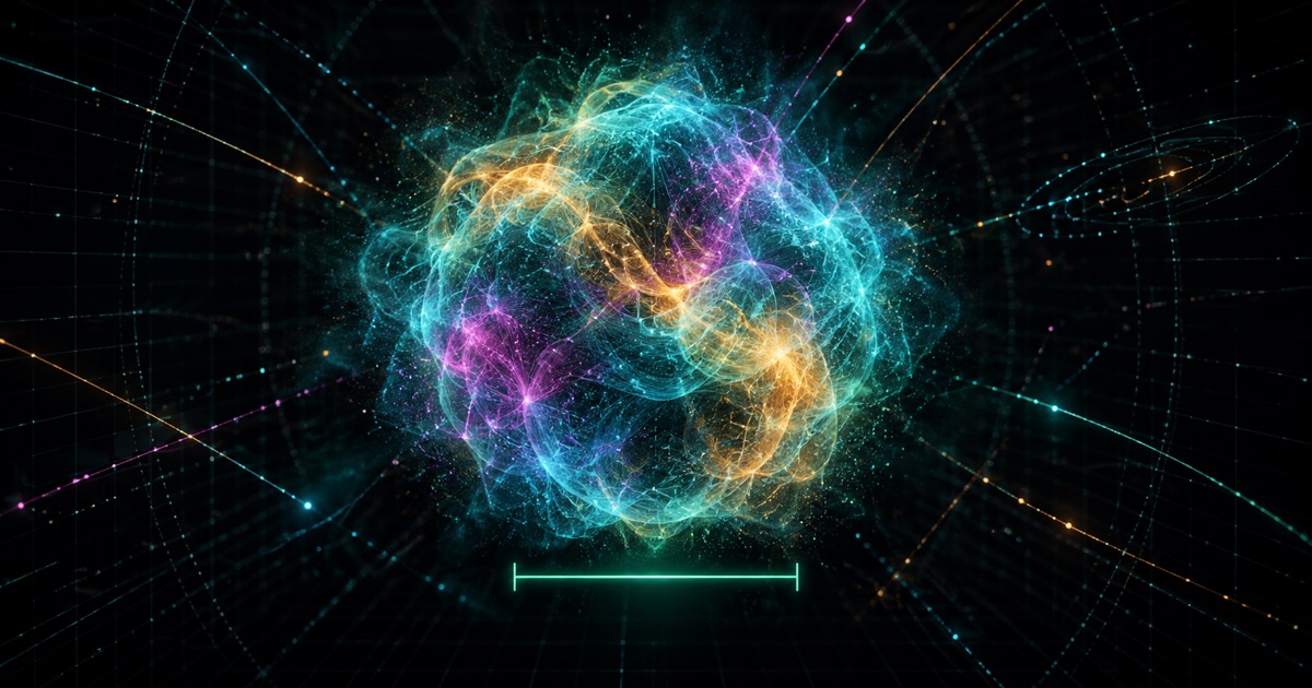 Conceptual diffuse proton charge distribution with a minimal femtometer scale bar